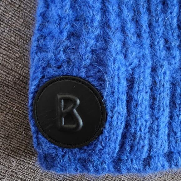 NWT BOGNER Women\'s Royal Blue Ribbed Knit Rania Beanie Hat One Size